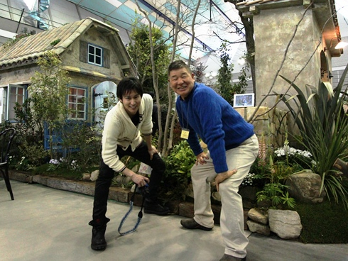 三上真史君と撮影