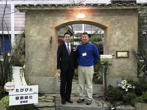 村井知事と撮影